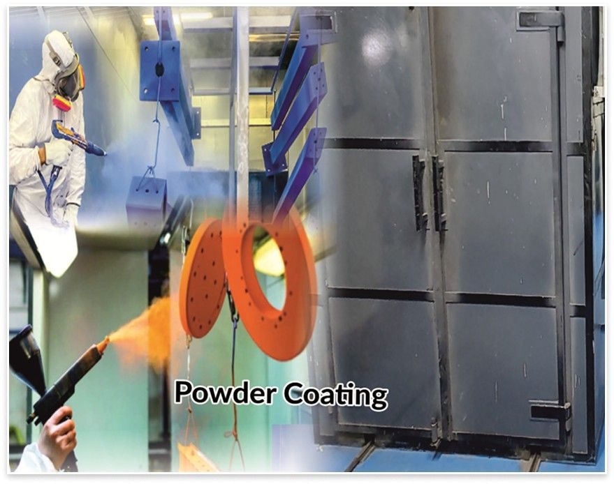 Subracks Powder Coating